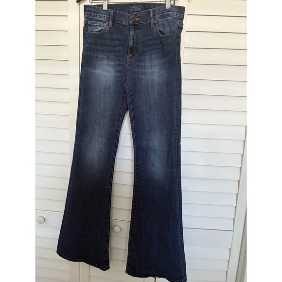 Lucky Brand Olivia Flare Jeans Dark Wash Denim Classic Bootcut Women's Size 8/29 - Picture 7 of 9